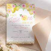 Invitation Un petit Baby shower de citron doux