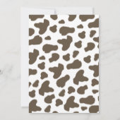 Invitation Un petit Baby shower de cowboy (Dos)