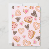 Invitation Un petit baby shower de donuts valentin (Dos)
