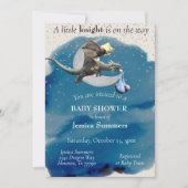 Invitation Un petit Baby shower de dragon de Chevalier (Devant)