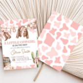 Invitation Un petit Baby shower de fille