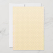 Invitation Un petit Baby shower de fille Fleur sauvage (Dos)