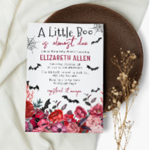 Un Petit Baby shower De Fleurs D'Halloween Boo