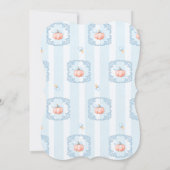 Invitation Un petit Baby shower de garçon d'automne Citrouill (Dos)