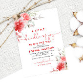 Invitation Un Petit Baby shower De Noël De Joie