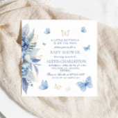 Invitation Un petit Baby shower de papillon