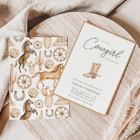 Un petit Baby shower de rodéo occidental de fille