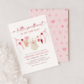 Invitation Un petit Baby shower de Saint Valentin