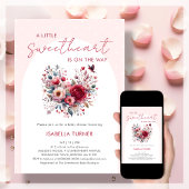 Invitation Un petit Baby shower de Saint-Valentin