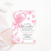 Invitation Un petit Baby shower de Saint-Valentin