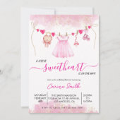 Invitation Un petit Baby shower de Saint Valentin (Devant)