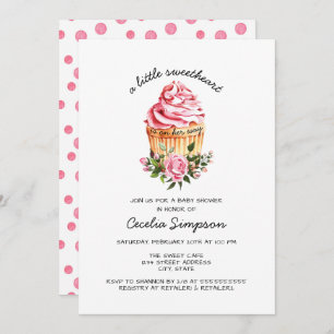 Invitation Un petit Baby shower de Saint-Valentin