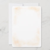 Invitation Un petit Baby shower de transport de bébé Citrouil (Dos)