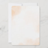 Invitation Un petit Baby shower de transport de bébé Citrouil (Dos)