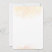 Invitation Un petit Baby shower de transport de bébé Citrouil (Dos)