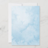 Invitation Un petit Baby shower de Wonderland Winter Flocon d (Dos)