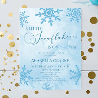 Un petit Baby shower de Wonderland Winter Flocon d