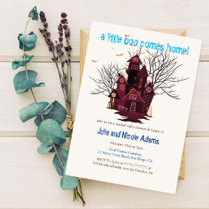 Invitation Un petit baby shower d'Halloween