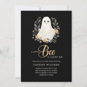 Invitation Un petit Baby shower d'Halloween Boho Ghost Boho (Devant)