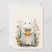 Invitation Un petit Baby shower d'Halloween de Boom Ghost Fal (Dos)