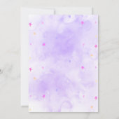 Invitation Un petit Baby shower d'Halloween fille Boo (Dos)