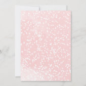 Invitation Un petit Baby shower d'hiver de Noël (Dos)