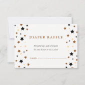 Invitation Un petit Baby shower Diaper tombole (Devant)