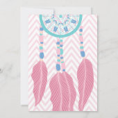 Invitation Un petit Baby shower Dreamcatcher (Dos)