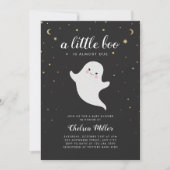 Invitation Un Petit Baby shower Fantôme Cute De Boo (Devant)