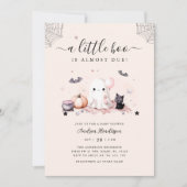 Invitation Un Petit Baby shower Fantôme Halloween Boo (Devant)