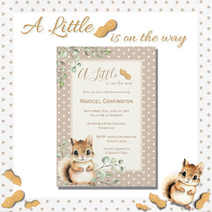 Invitation Un petit Baby shower neutre pour les animaux d'ara