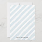 Invitation Un Petit BABY SHOWER Orange Clementine (Dos)