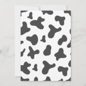 Invitation Un Petit Baby shower Rodéo Cowboy (Dos)