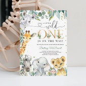 Invitation Un petit Baby shower sauvage de garçon de Jungle