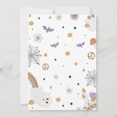 Invitation Un petit Baby shower Super d'Halloween Arc-en-ciel (Dos)