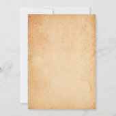 Invitation Un petit Baby shower Western Boy Cowboy (Dos)