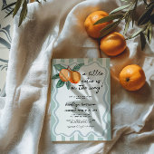 Invitation Un Petit Baby shower Whimsical Cutie Boys