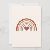 Invitation Un petit bébé est sur la voie de la révélation de (Dos)