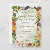 Invitation Un Petit Bébé local est sur le chemin de la douche (Devant)