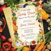 Invitation Un Petit Bébé local est sur le chemin de la douche