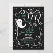 Invitation Un petit bébé qui fête ses 2 ans DEUX Gentils peti (Devant)