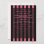 Invitation Un petit bébé se prépare | Fête d'Halloween pour b (Dos)