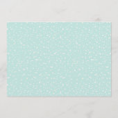 Invitation Un petit biberon dans la douche bébé au four (Dos)