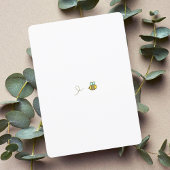 Invitation Un Petit Boeuf Sur Le Chemin Baby shower