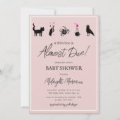 Invitation Un Petit Bois Est Presque À Cause Du Baby shower D (Devant)