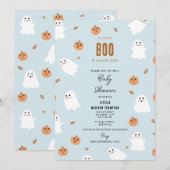 Invitation Un Petit Bois Est Presque À Cause Du Baby shower D (Devant / Derrière)