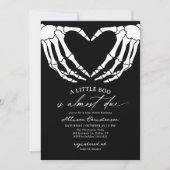 Invitation Un Petit Boo Doit Être Pris Baby shower Halloween (Devant)