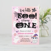 Invitation Un Petit Boo En Tourne Un | Halloween 1er annivers (Debout devant)