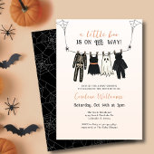 Invitation Un petit boo est en route Halloween Mignon