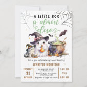 Invitation Un Petit Boo est presque DUE ! Baby shower d'Hallo (Devant)
